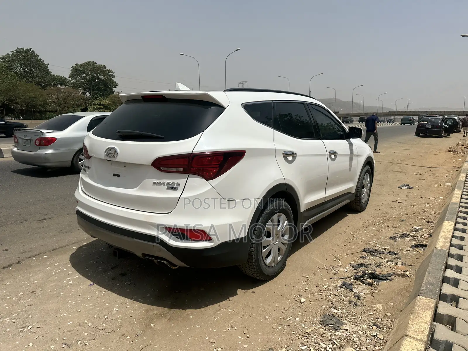 Hyundai Santa Fe SE AWD 2017 White