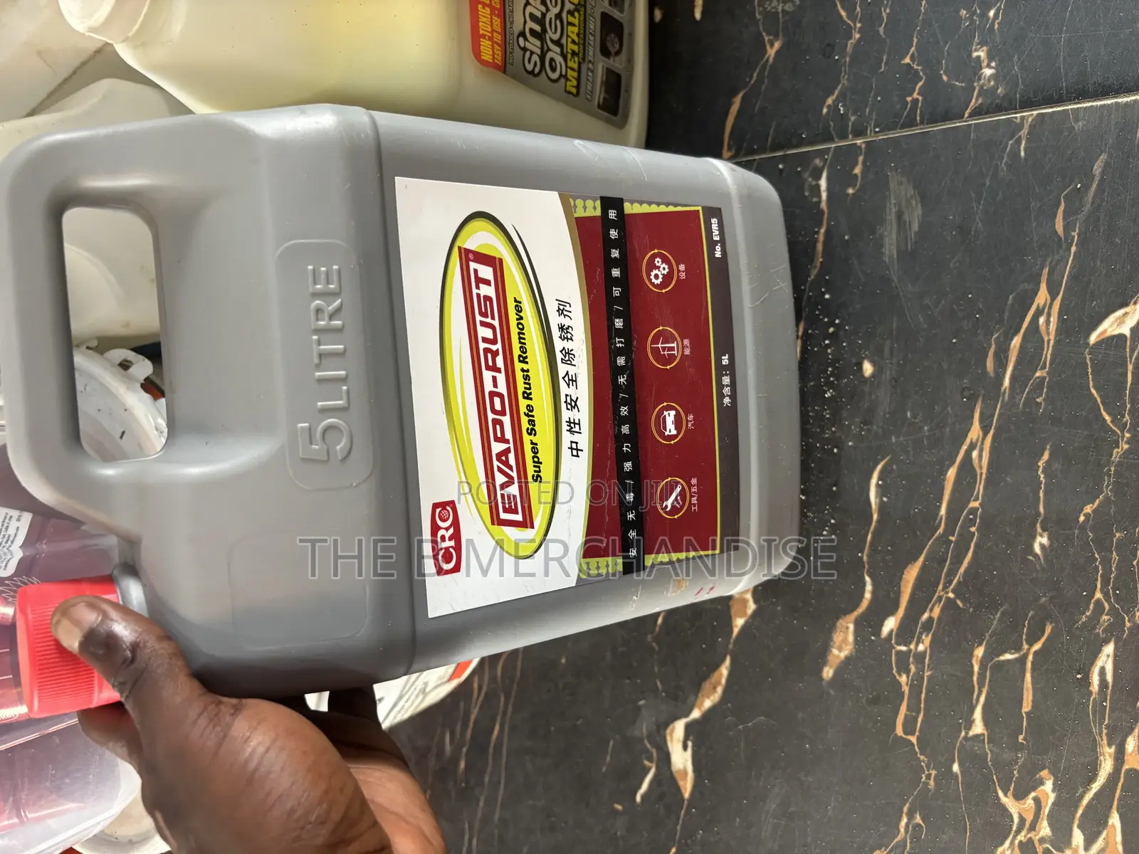 5liter Container of Evapo Rust Super Safe Rust Remover