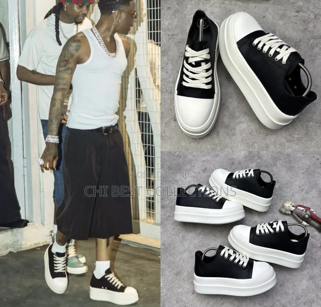 *Rick Owens DRKSHDW “Double Bumper” Low Snks*
