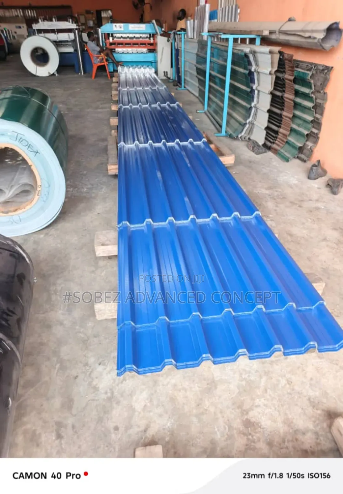 Bright Blue Aluminum Roofing Sheet