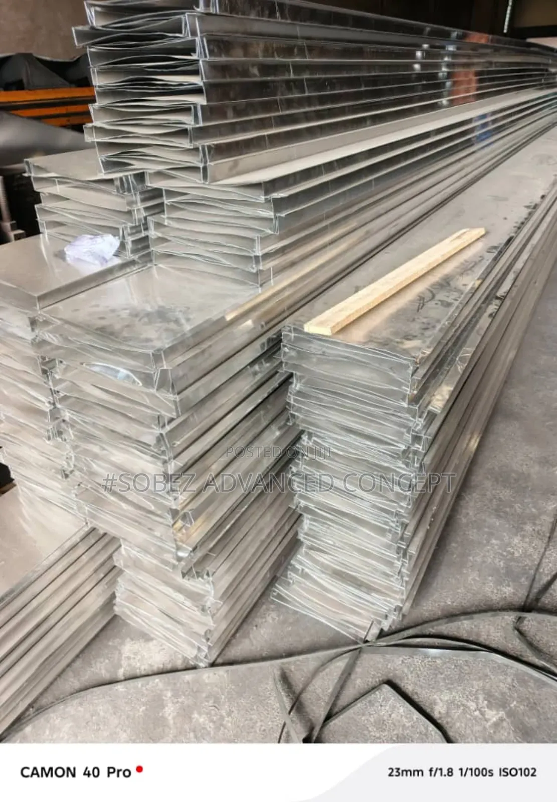 All Cream Coloured Aluminum Roofing Sheet