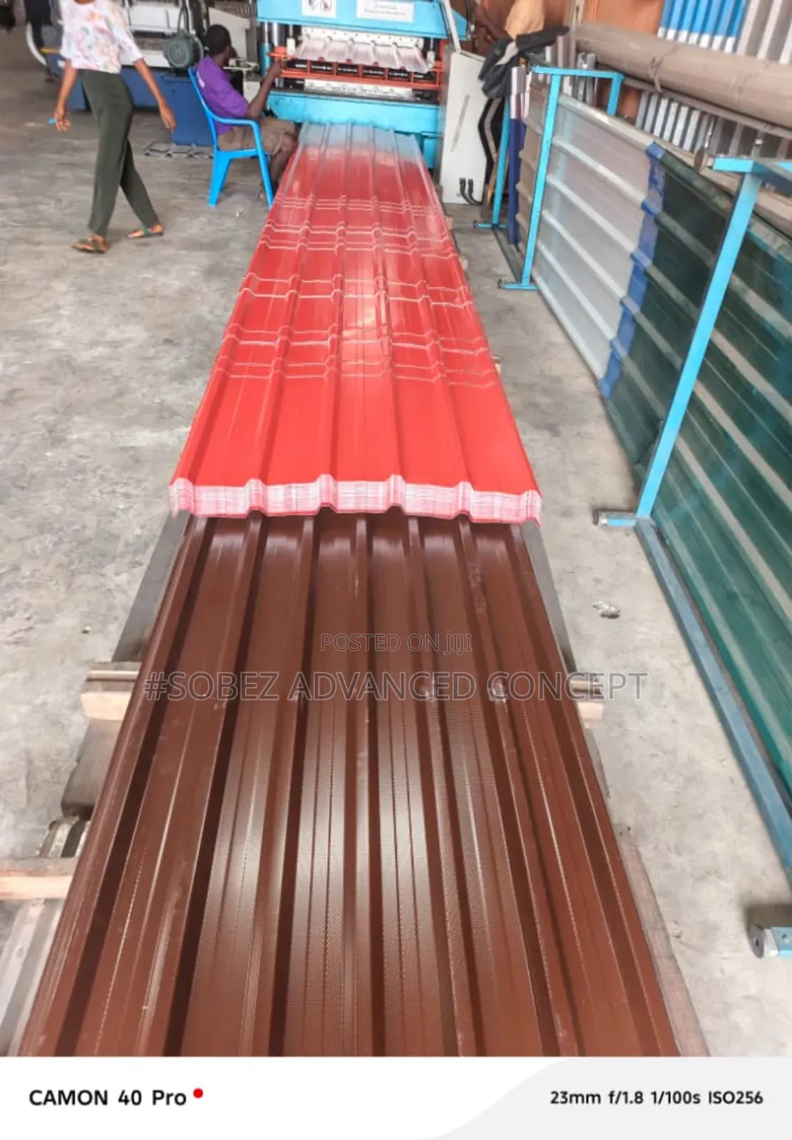 Classic Red Coloured Aluminum Roofing Sheet