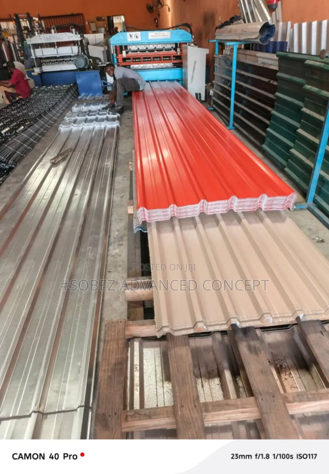 Classic Red Coloured Aluminum Roofing Sheet
