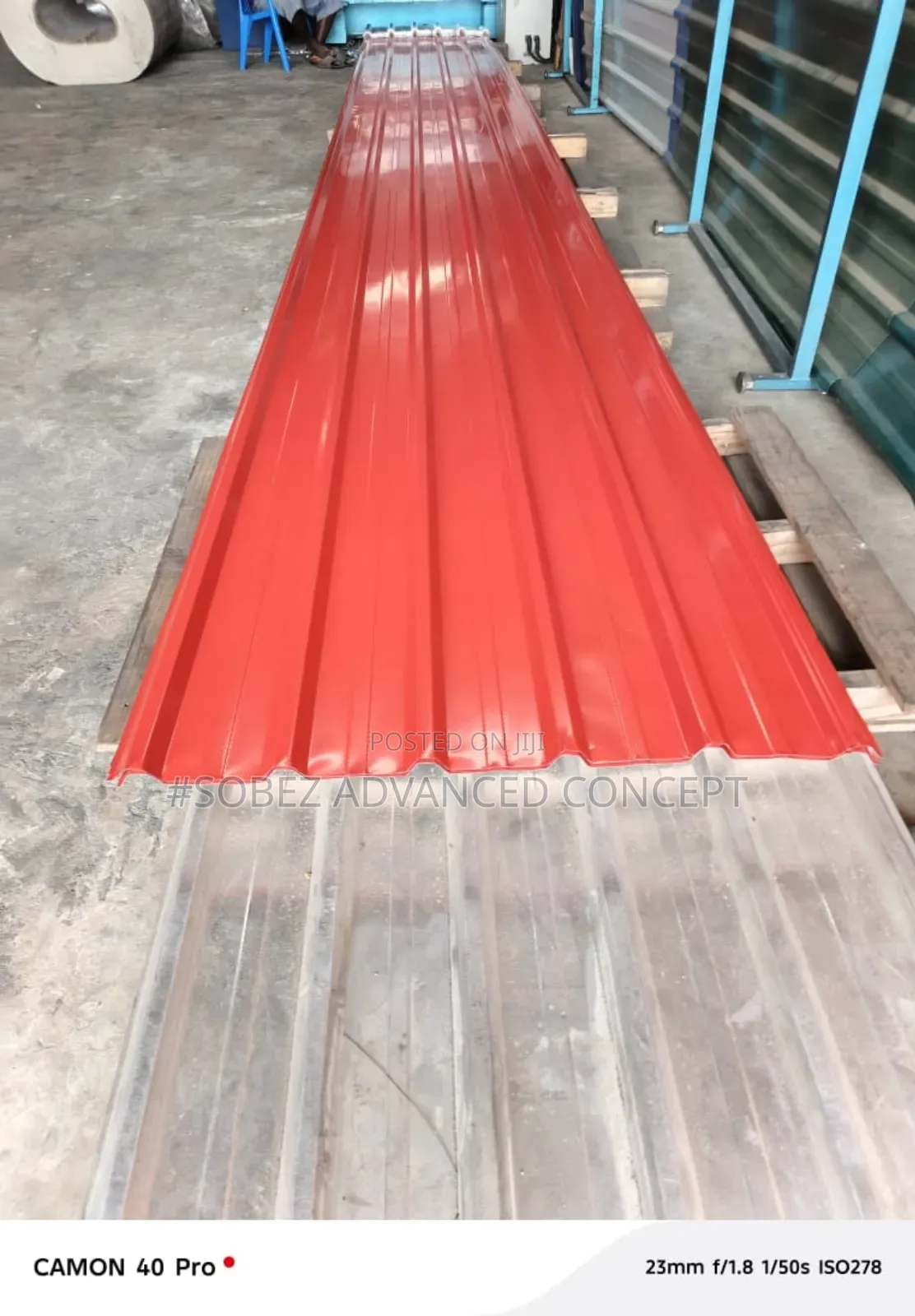 Classic Red Coloured Aluminum Roofing Sheet