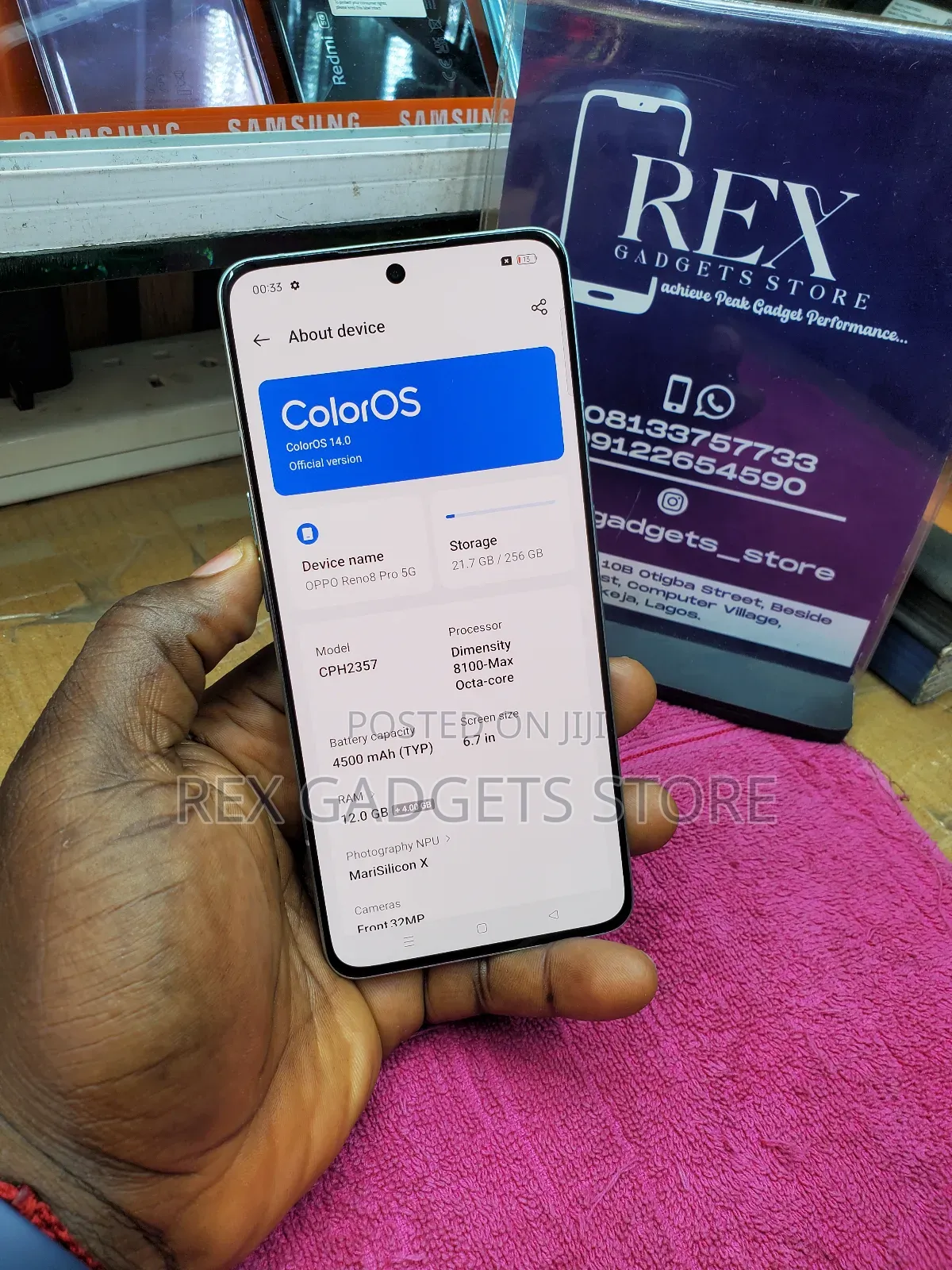 Oppo Reno8 Pro 256 GB Green