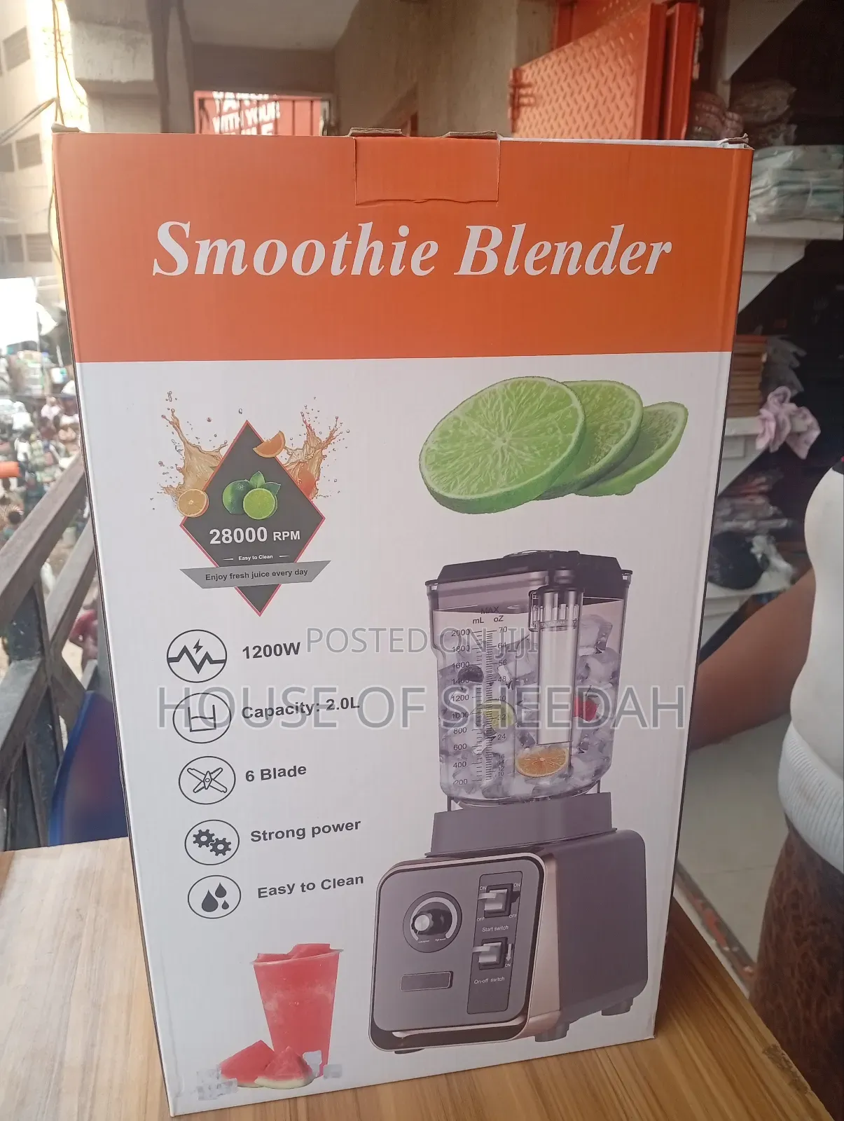 Commercial-Style High-Performance Digital Blender.