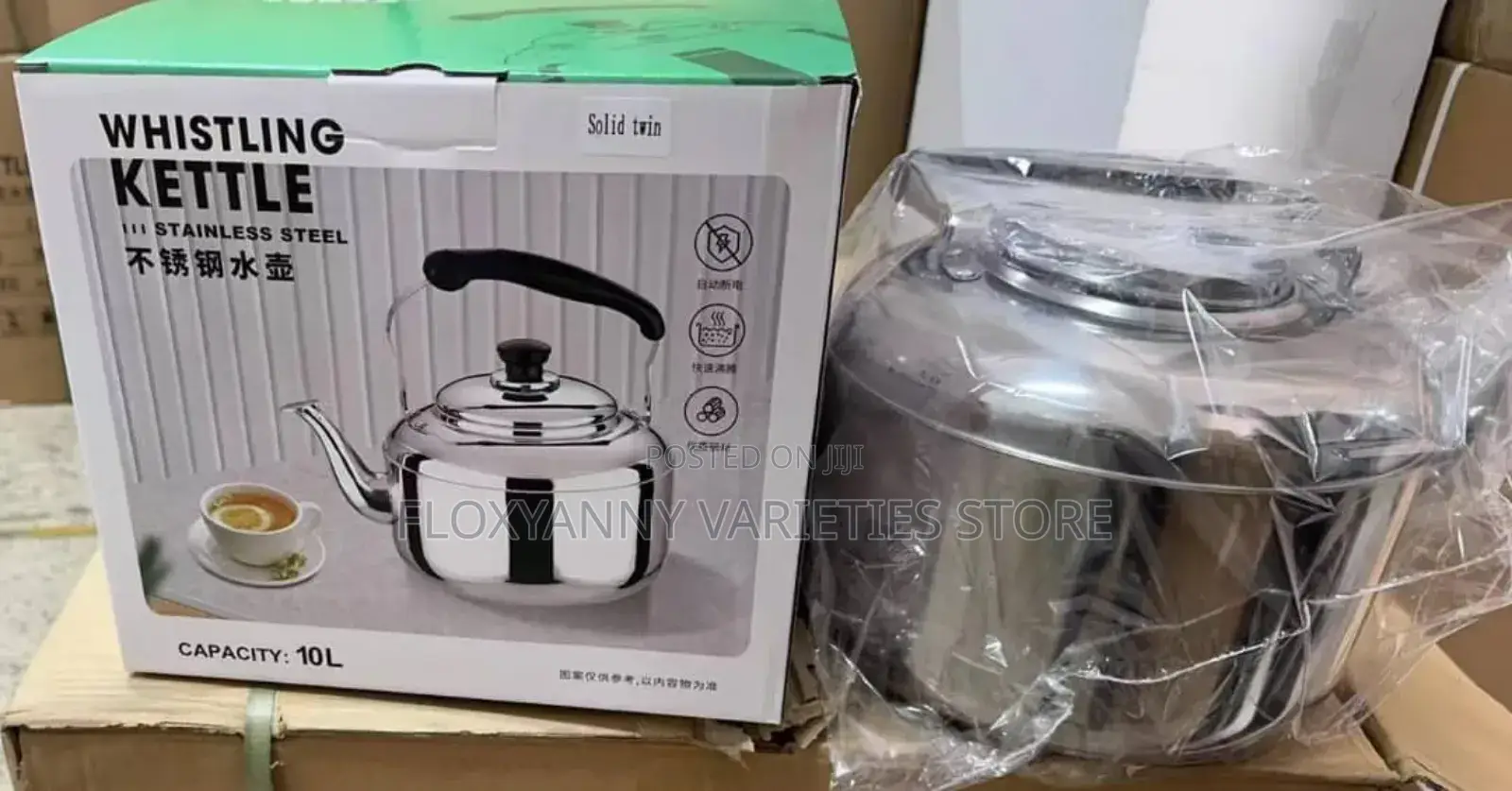 10l Stainless Steel Whistling Kettle