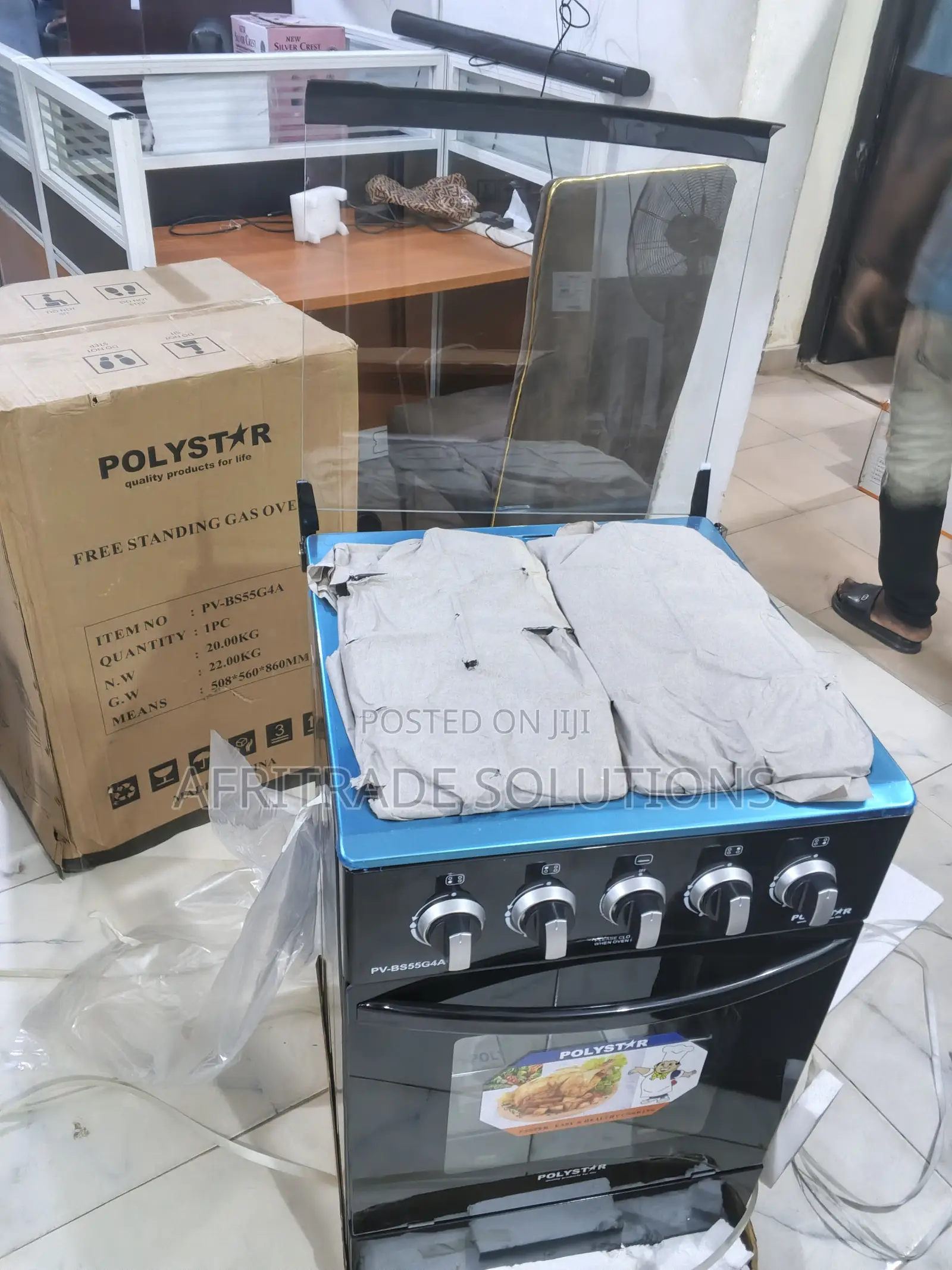 Polystar 4‐Gas Standing Cooker (Compact Kitchen Pro)