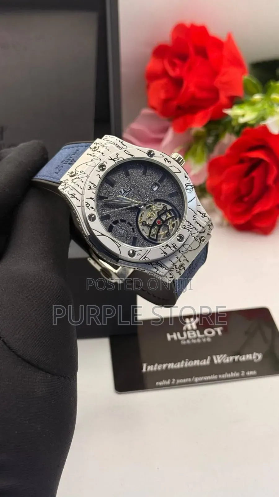Hublot Engraved Classic Wristwatch
