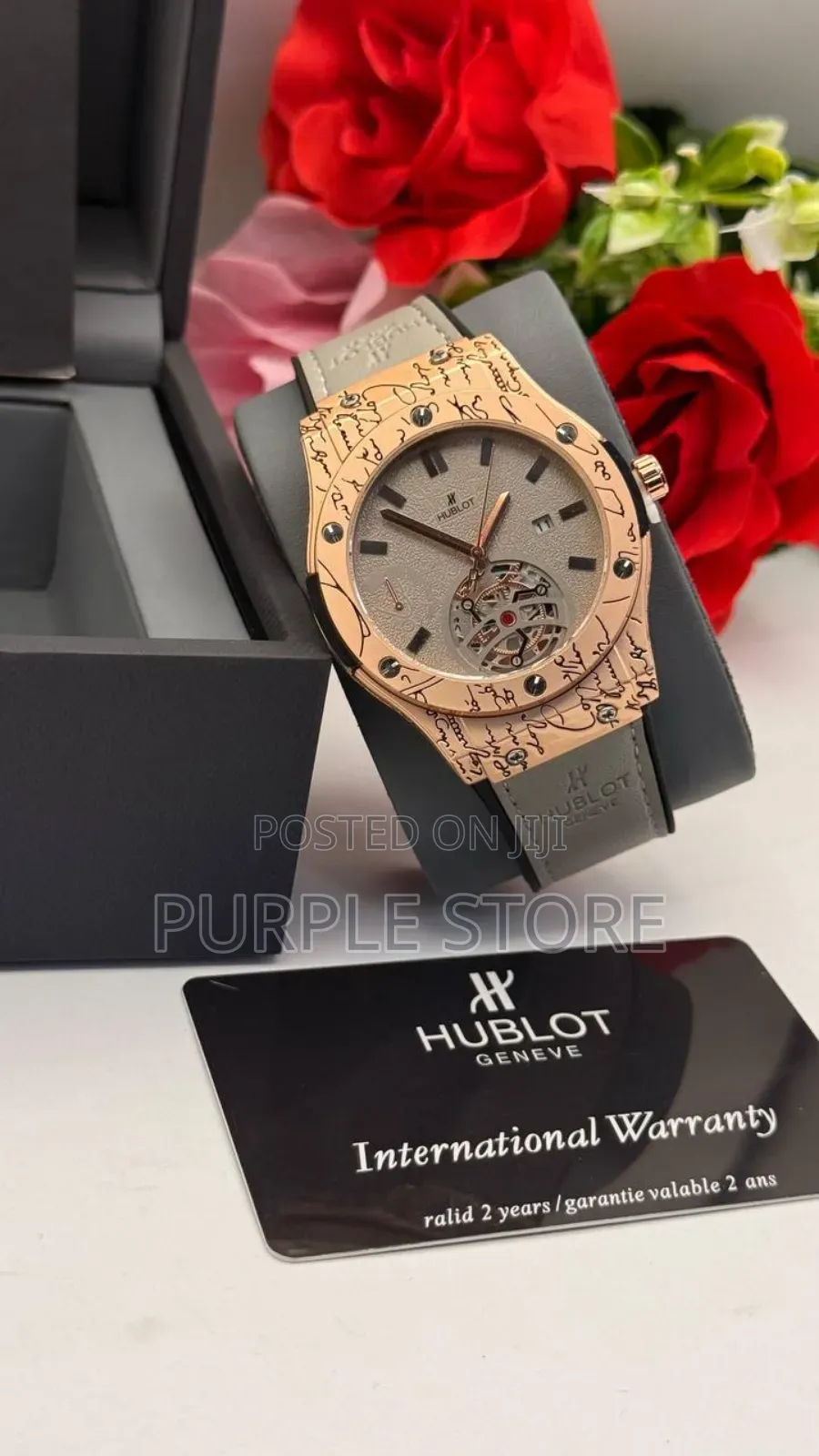 Hublot Engraved Classic Wristwatch