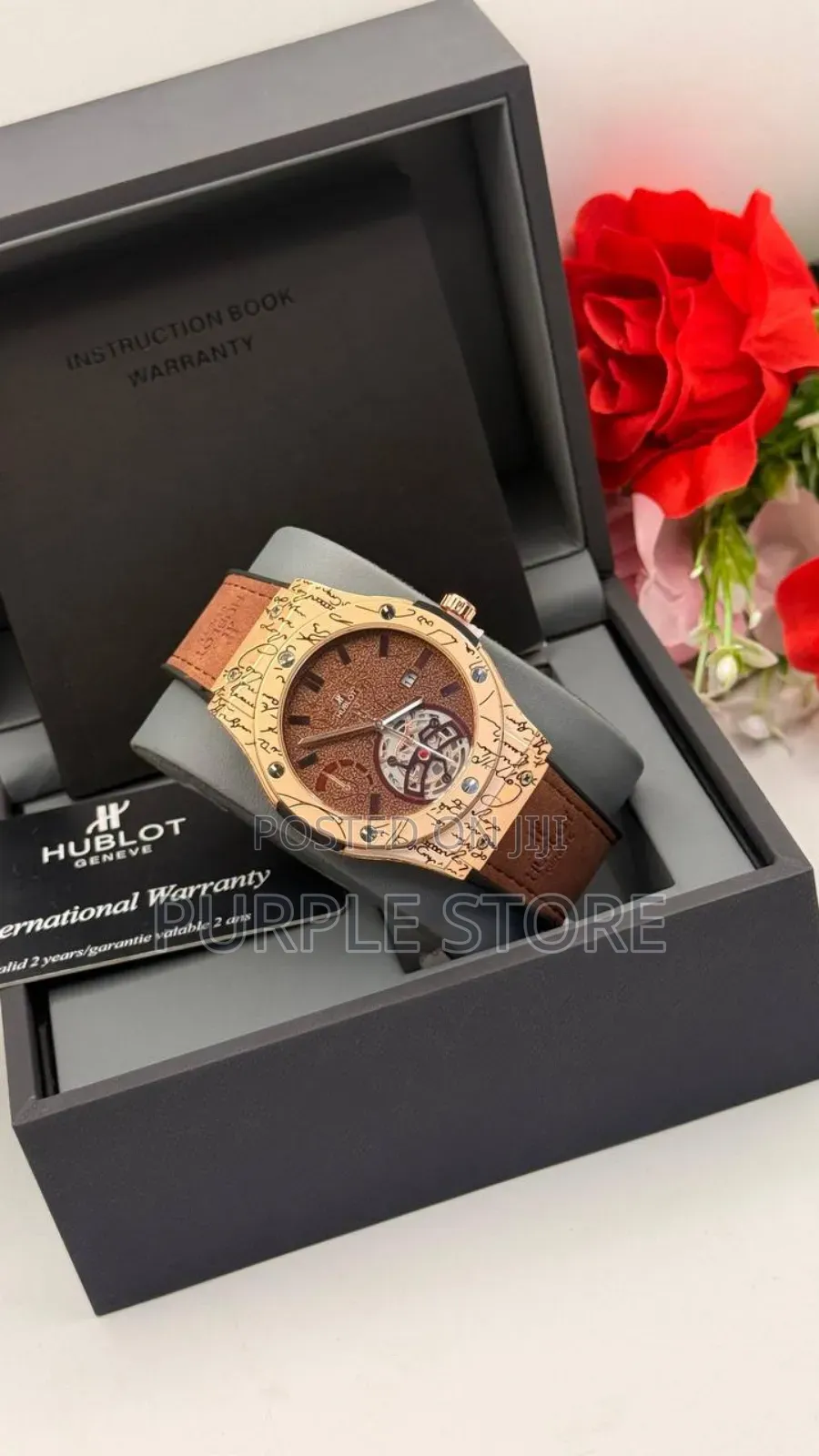 Hublot Engraved Classic Wristwatch