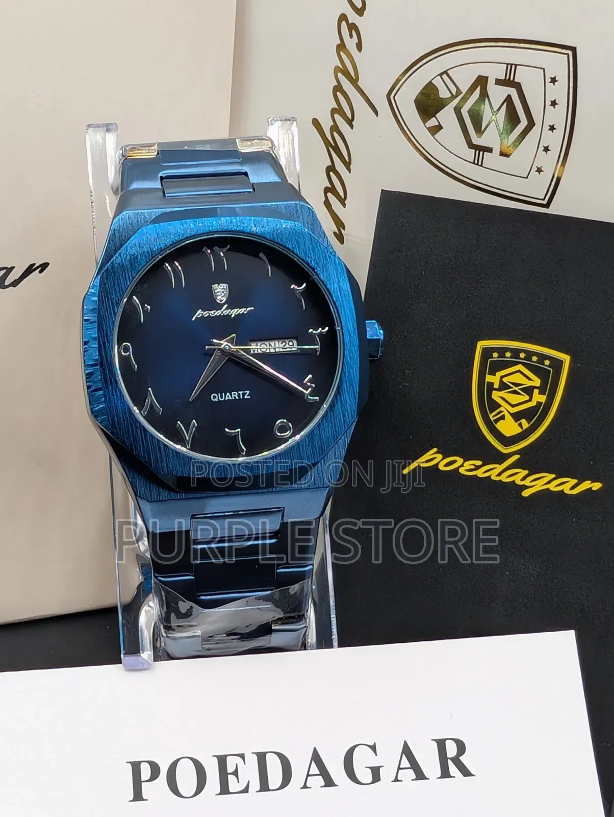 Poedagar Quality Steel Unisex Arabic-Dial 