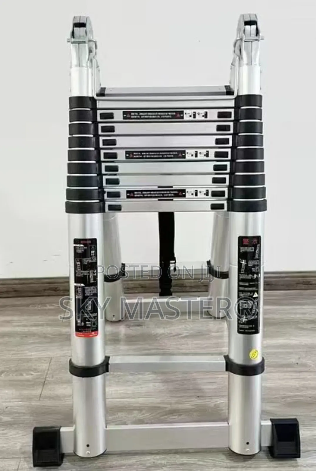2.2m+2.2m Double Telescopic Ladder