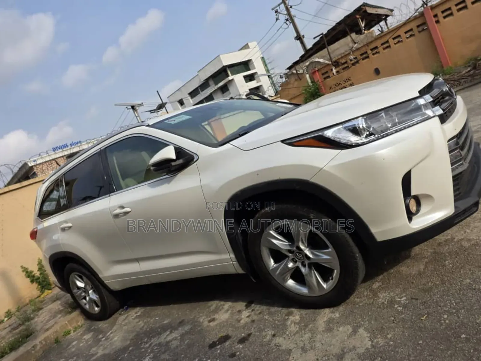 Toyota Highlander Limited 4x4 V6 (3.5L 6cyl 8A) 2017 Off white