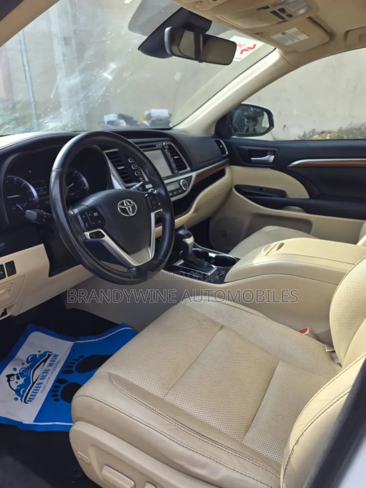 Toyota Highlander Limited 4x4 V6 (3.5L 6cyl 8A) 2017 Off white