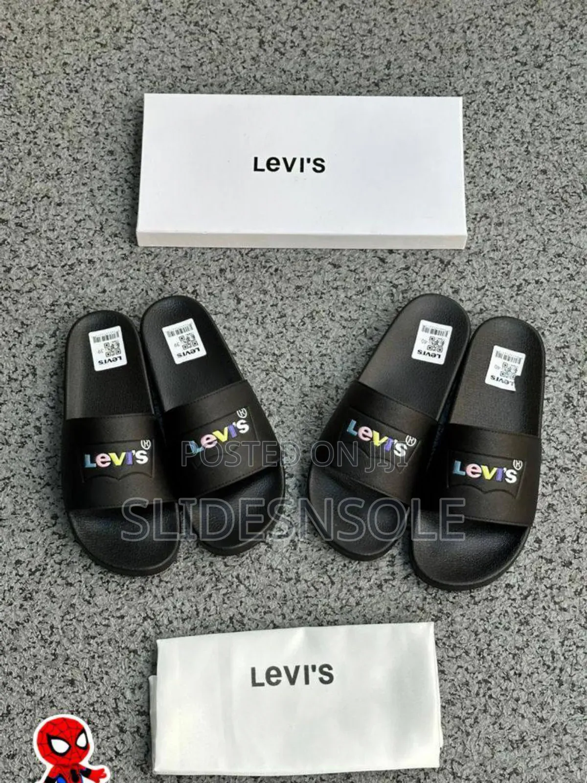 Levi’S June Batwing Pu Sliders – Original