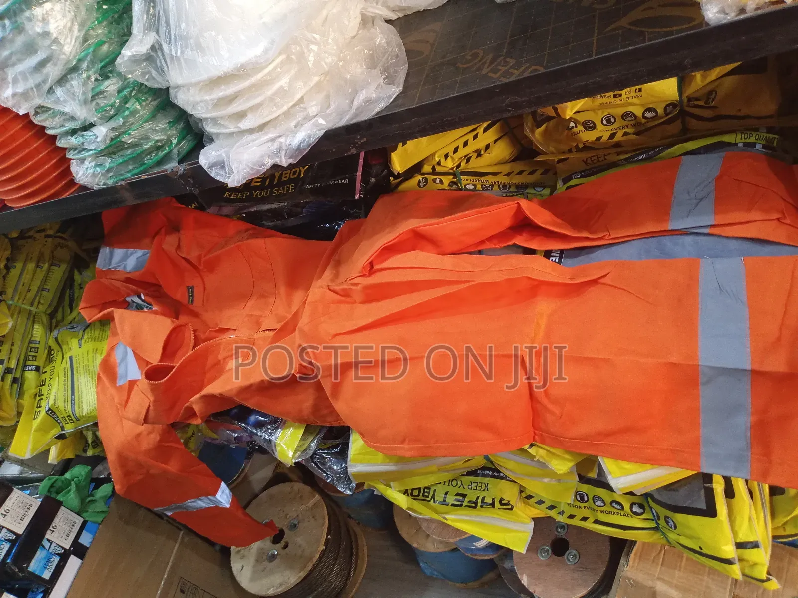 Coverall Orange Color Safety Boy