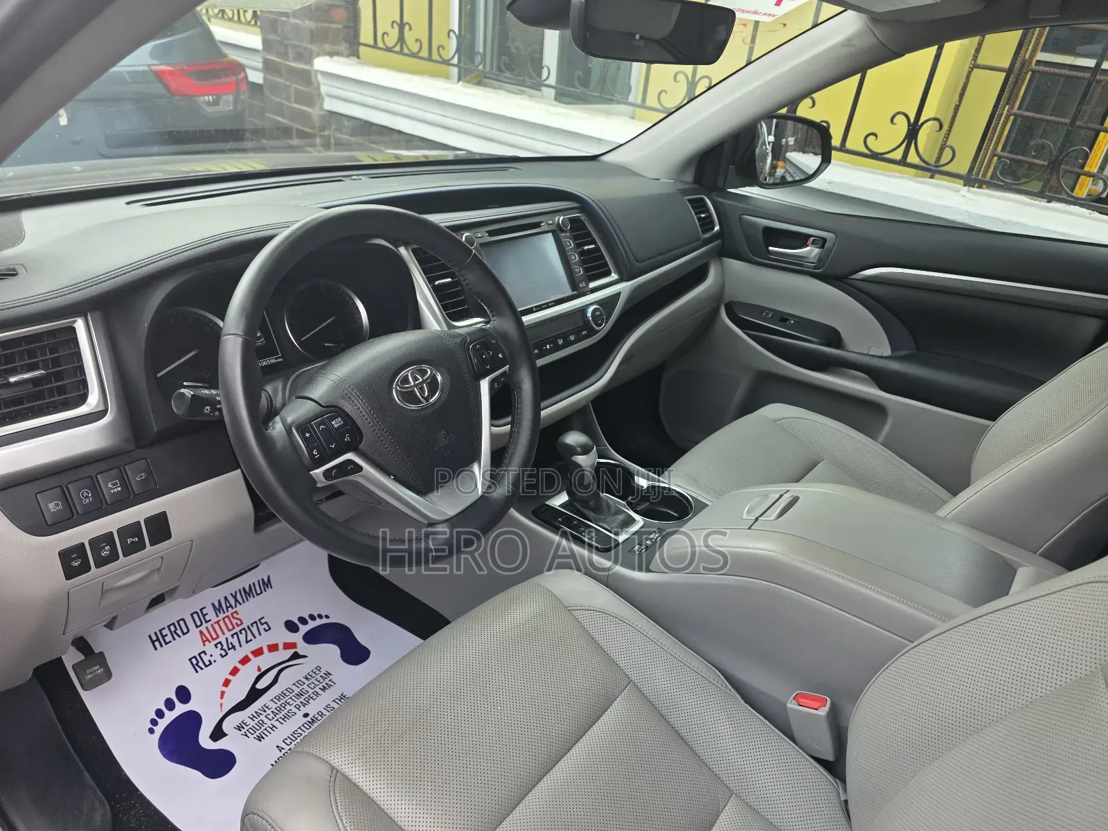 Toyota Highlander Limited Platinum 4x4 V6 (3.5L 6cyl 8A) 2018 Gray