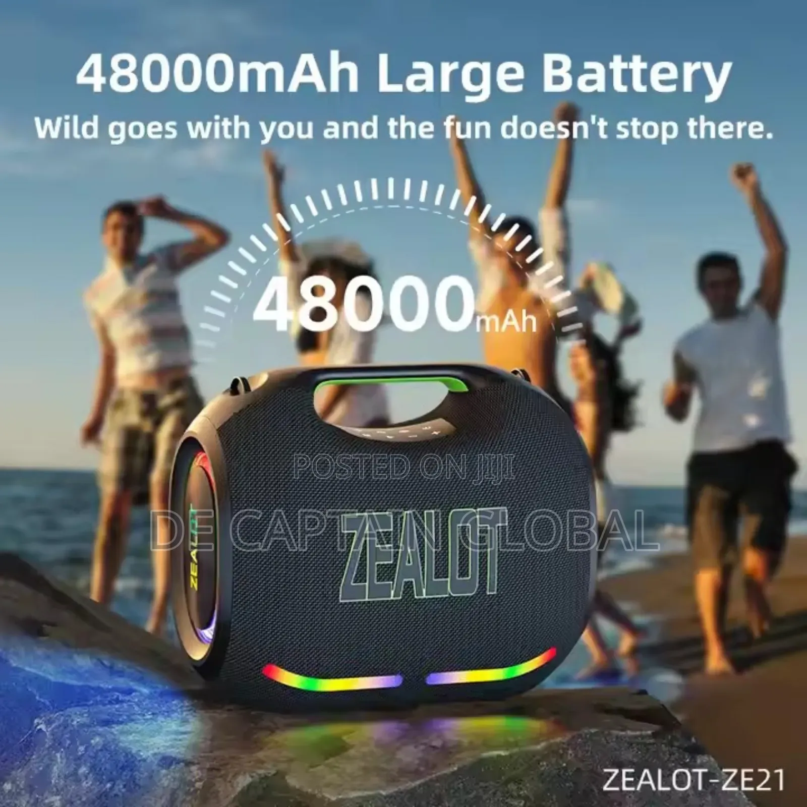Zealot Ze21 Party Box 250w Bluetooth Boombox Speaker