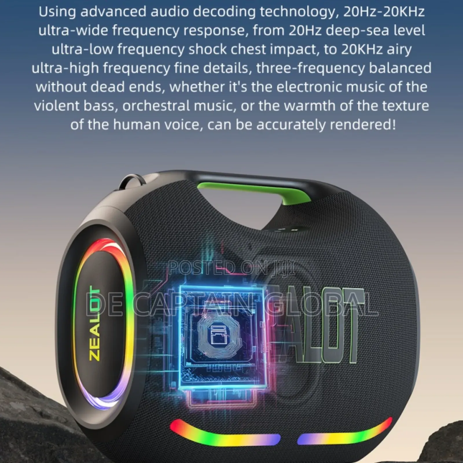 Zealot Ze21 Party Box 250w Bluetooth Boombox Speaker