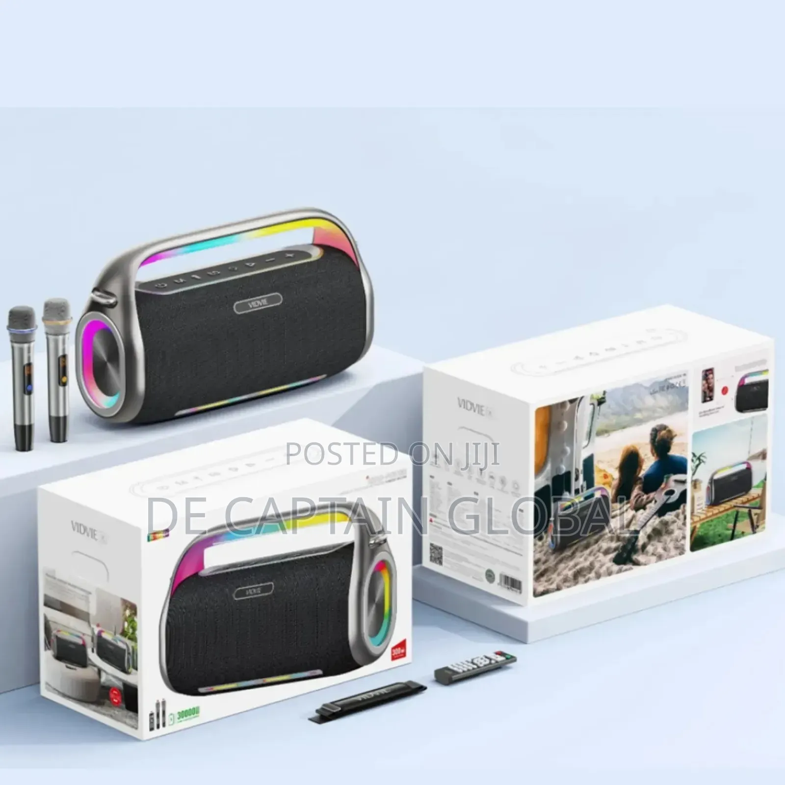 300w High-power Dual-mic Karaoke Wireless Speaker Xl-sp923 30000mah