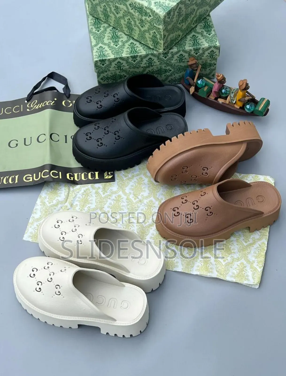 Gucci Gg Perforated Rubber Clogs – Authentic Designer Footwear