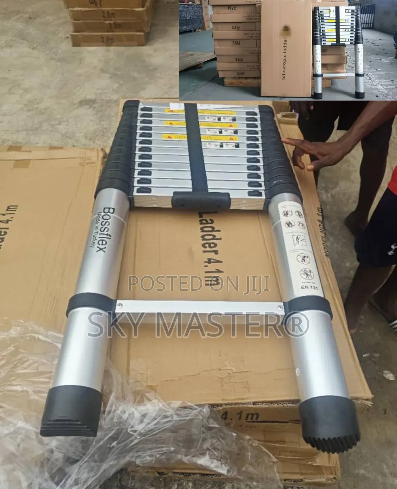 4.1m Telescopic Ladder