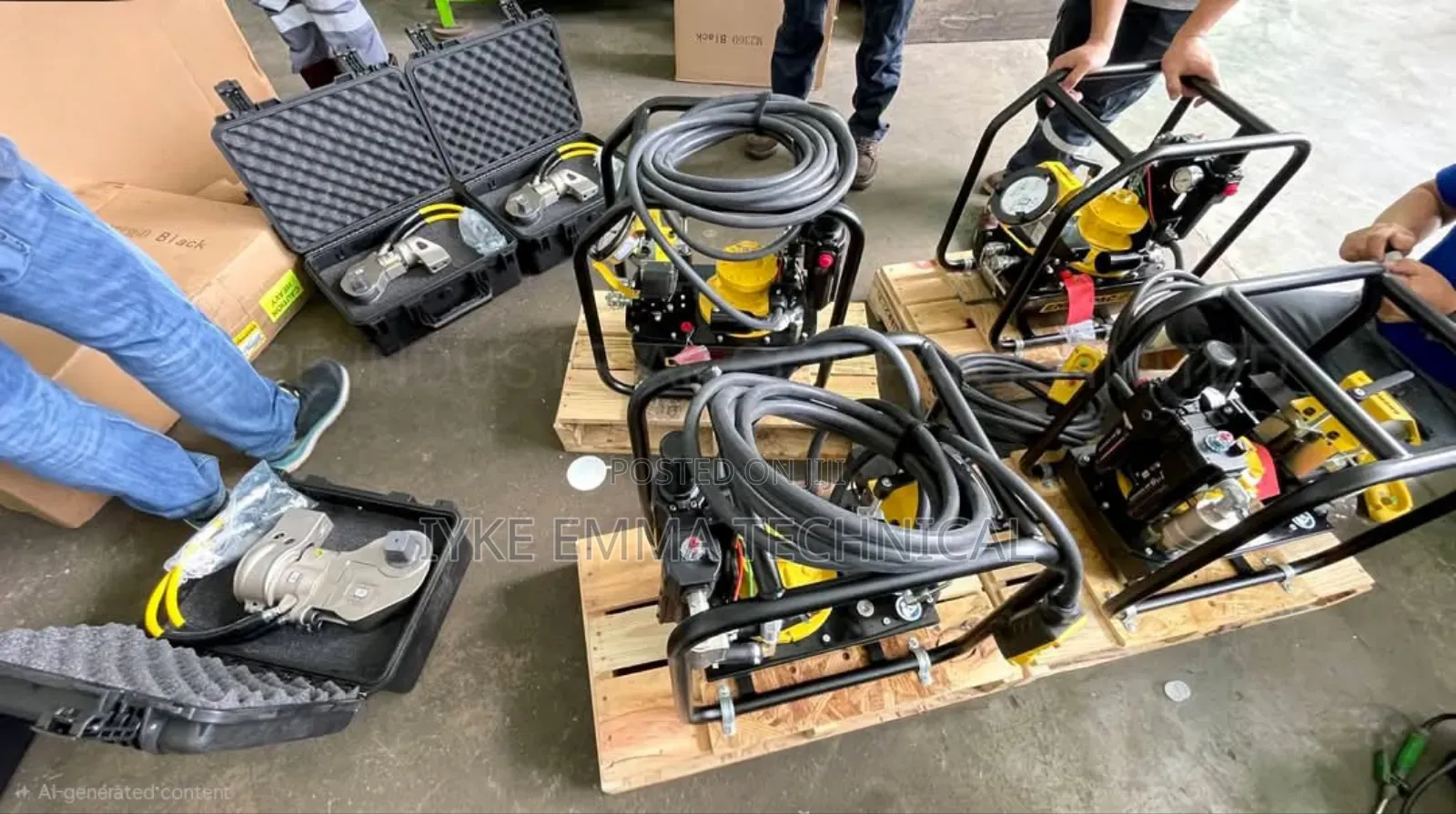 Enerpac Za4-Series Air Hydraulic Torque Wrench Pump10,000 Psi 700 Bar.