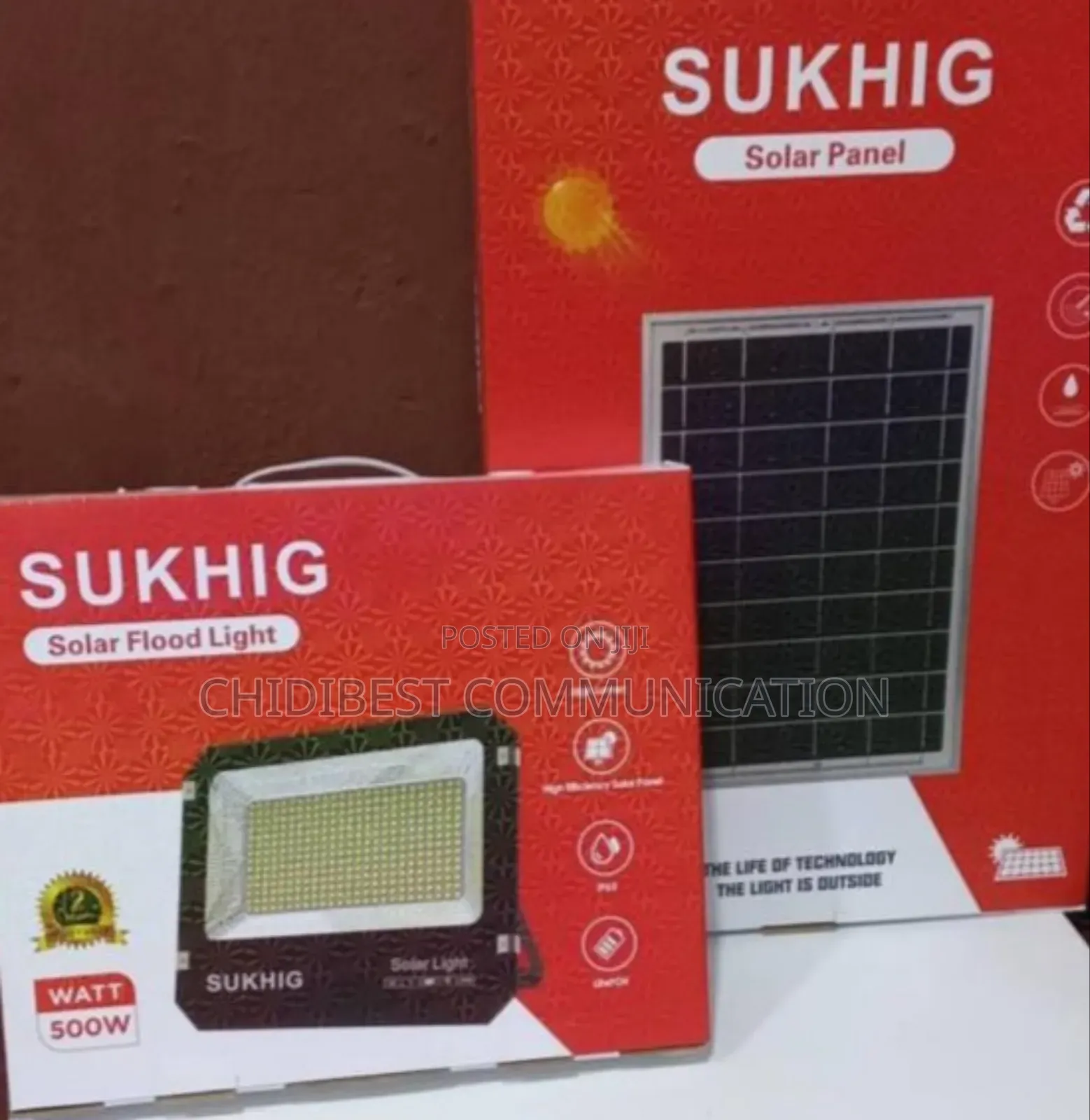 500wts Sukhig Solar Flood Light Is Available With Warranty