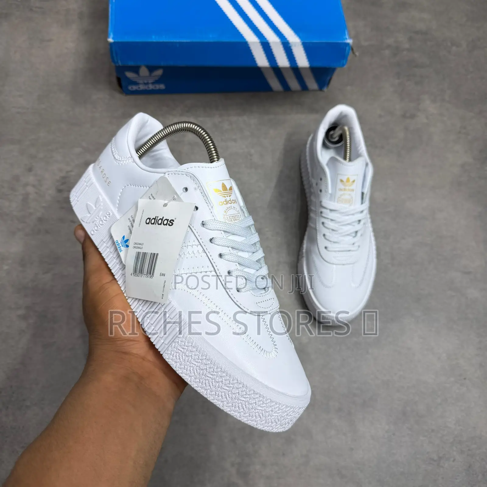 New Inadidas Sambarose Triple White