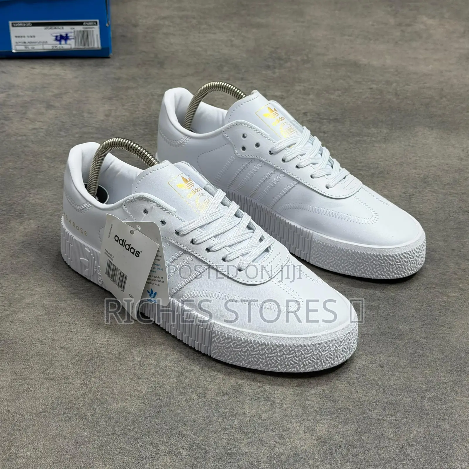 New Inadidas Sambarose Triple White