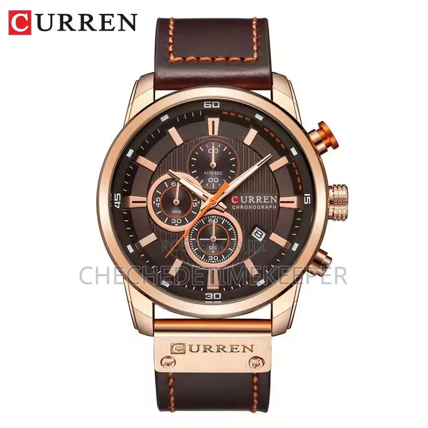 Curren Chronograph Leather Watch