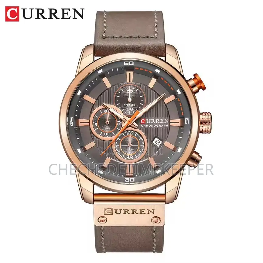 Curren Chronograph Leather Watch