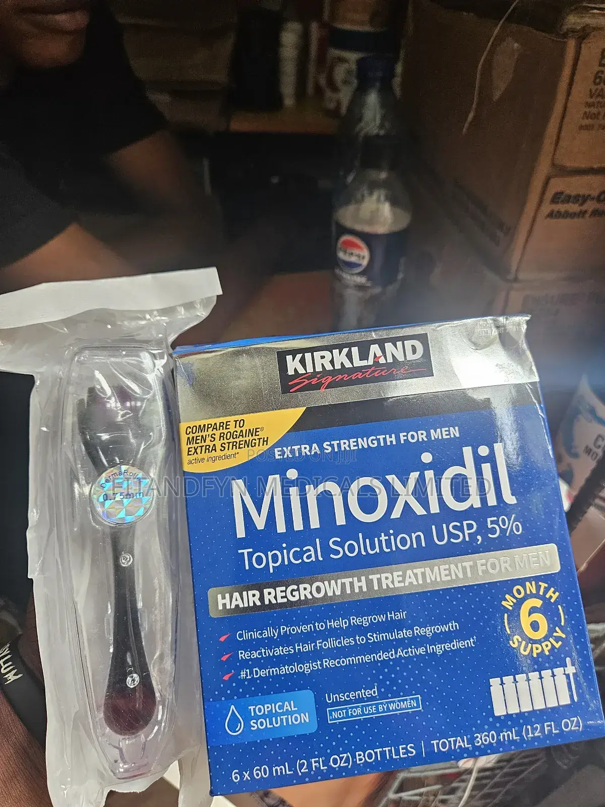Kirkland Minoxidil By 6 With Roller
