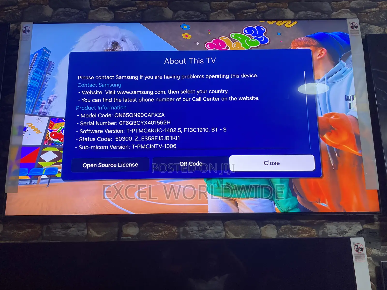 Samsung 65”Inches Igh-End Samsung Neo Qled Smart Tv , Free Accessories