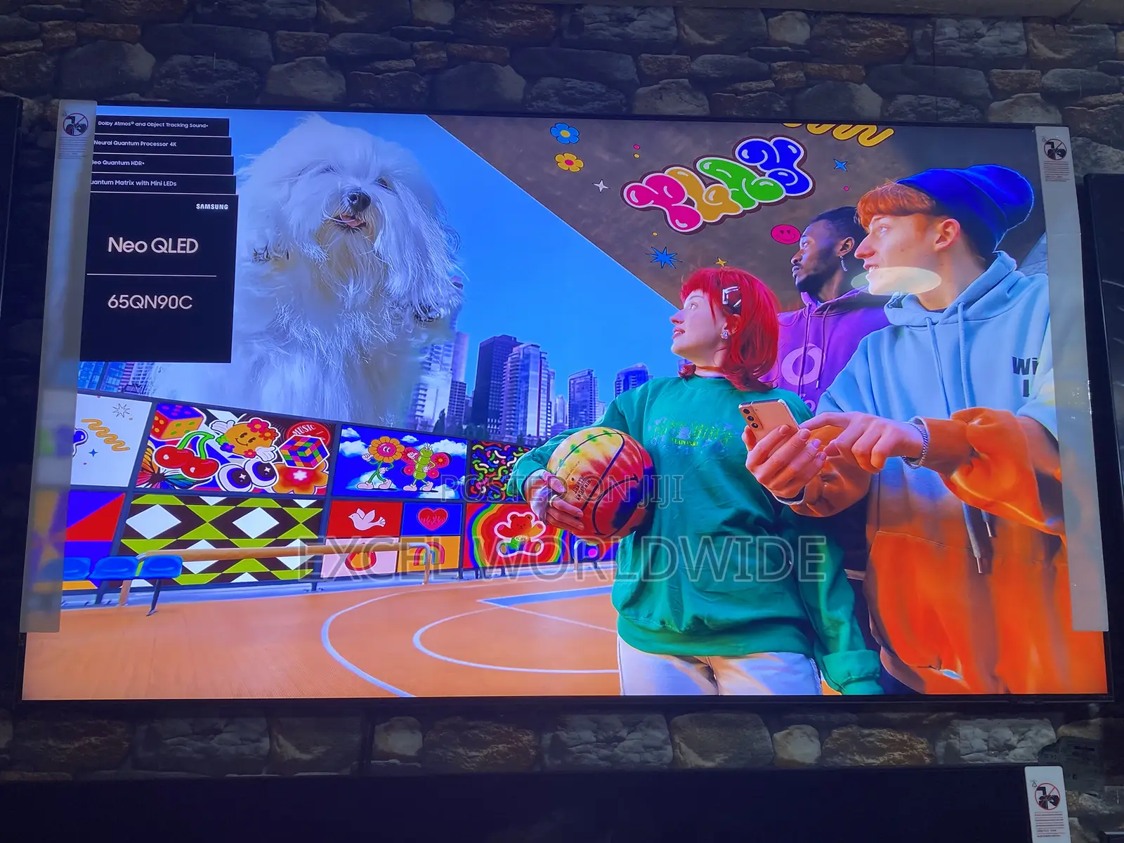 Samsung 65”Inches Igh-End Samsung Neo Qled Smart Tv , Free Accessories