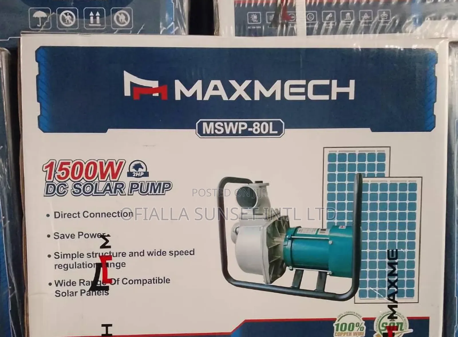 2hp Solar Pump Ma Mech Short Coil