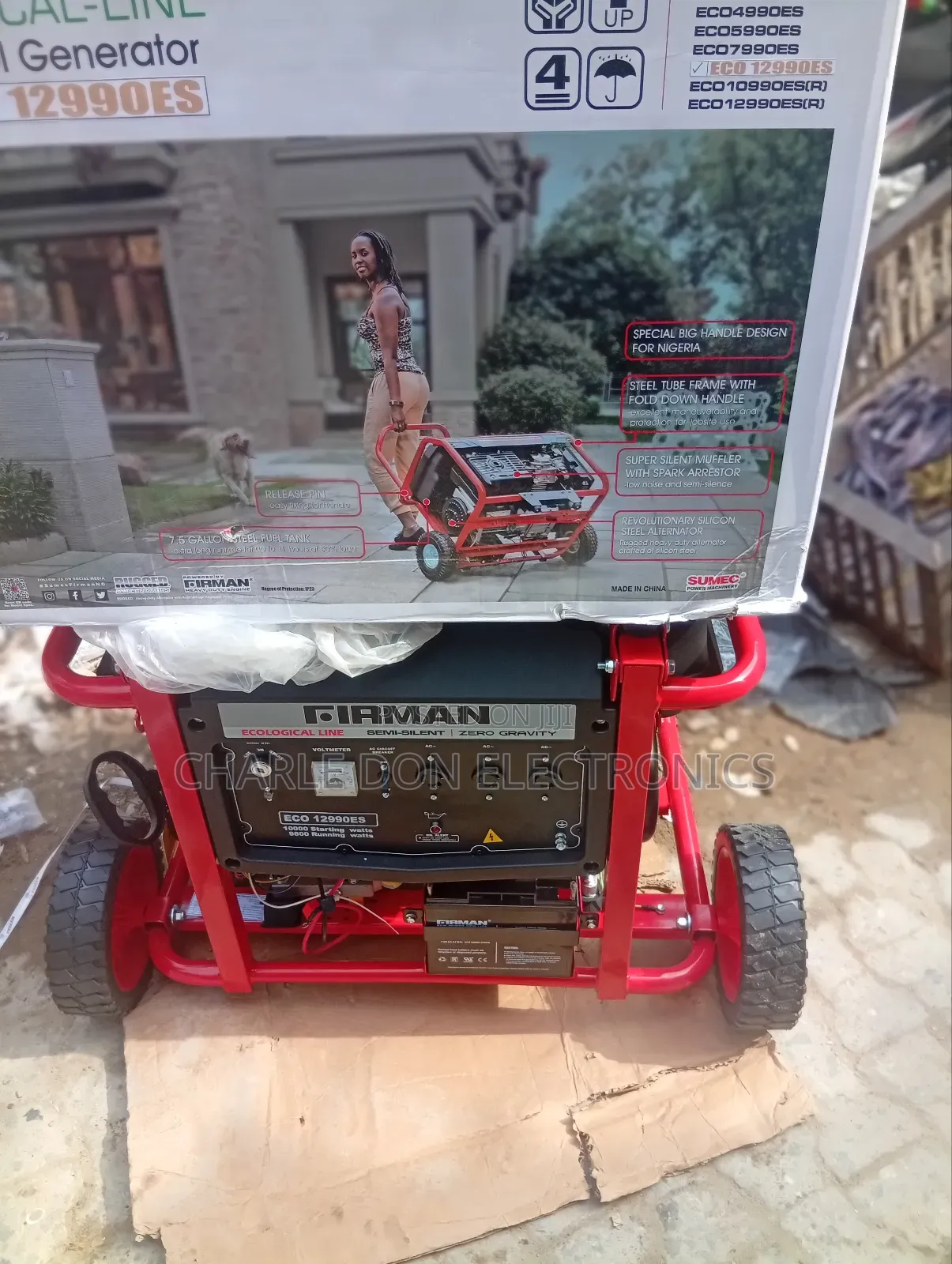 High-Power 10kva Sumec Firman Generator for Heavy Appliances