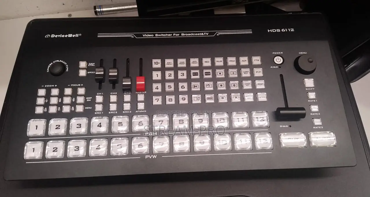 Devicewell Hds6112 16 Channels Video Switcher (12 Channels Real-Time)