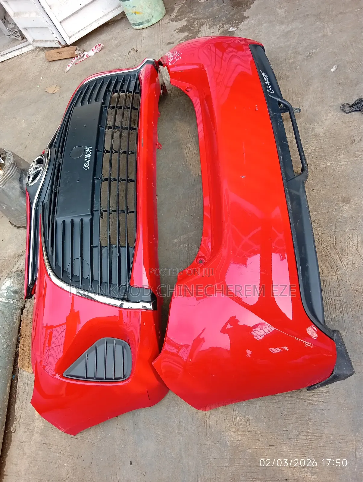 Complete Front and Back Bumper Yaris 2018 Is Available