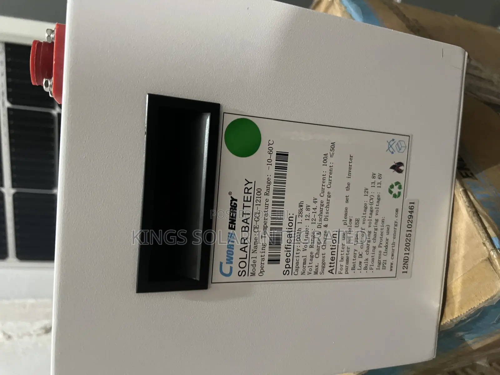 1.2kwh C Worth Energy Lithium Battery