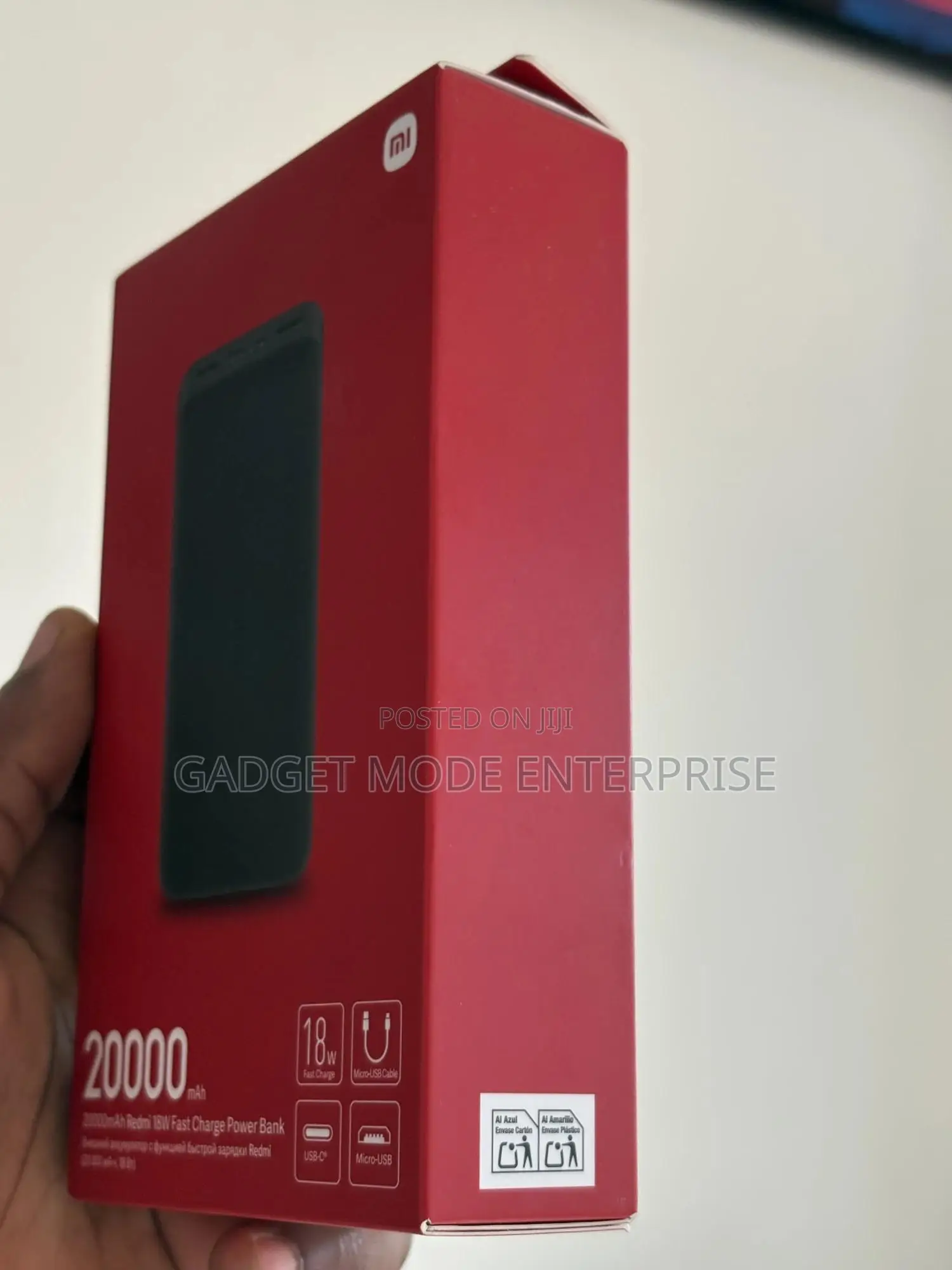 20000mah Redmi 18w Fast Charge Power Bank