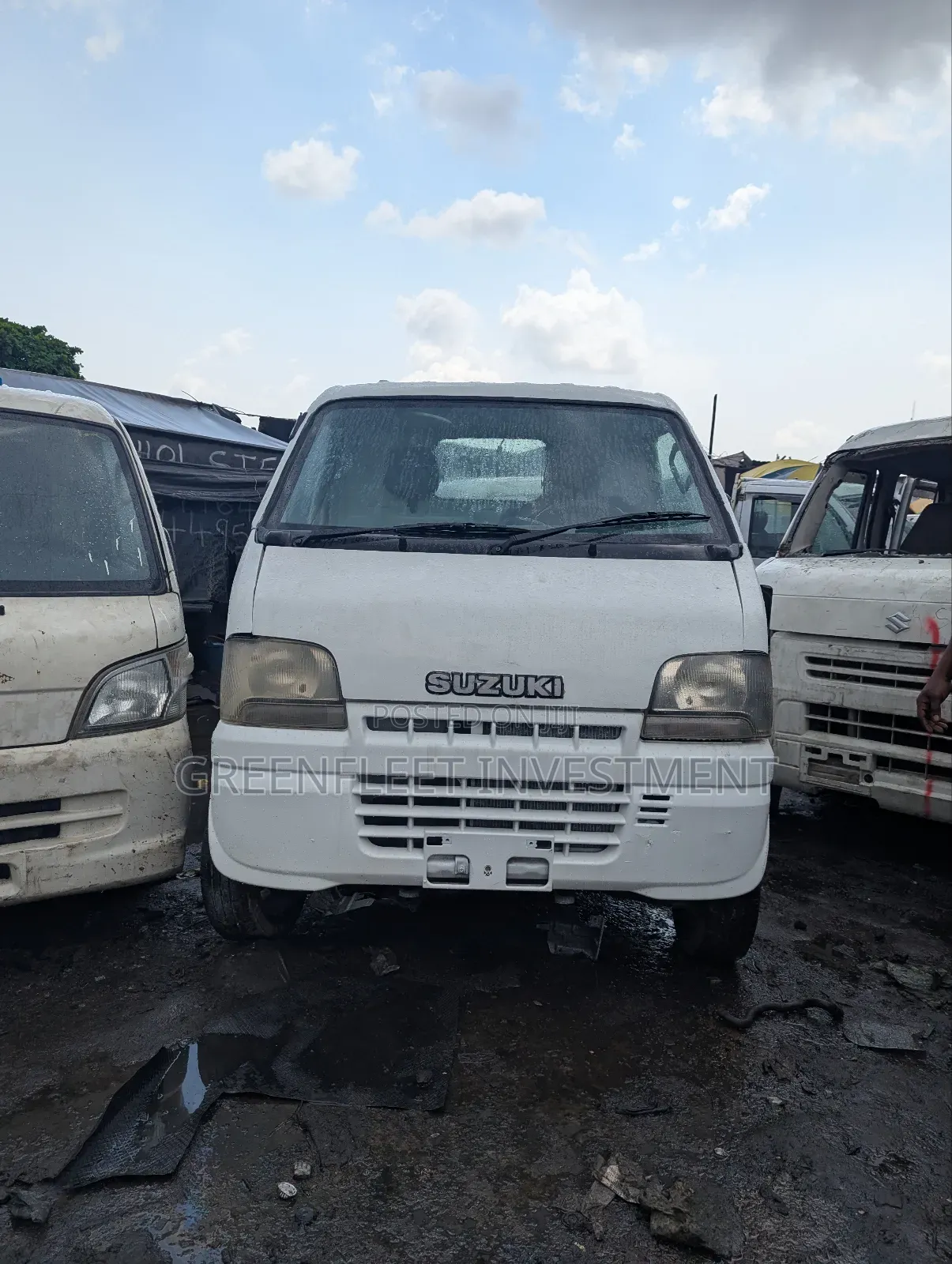 Suzuki Carry Mini Pickup Truck 2008 White