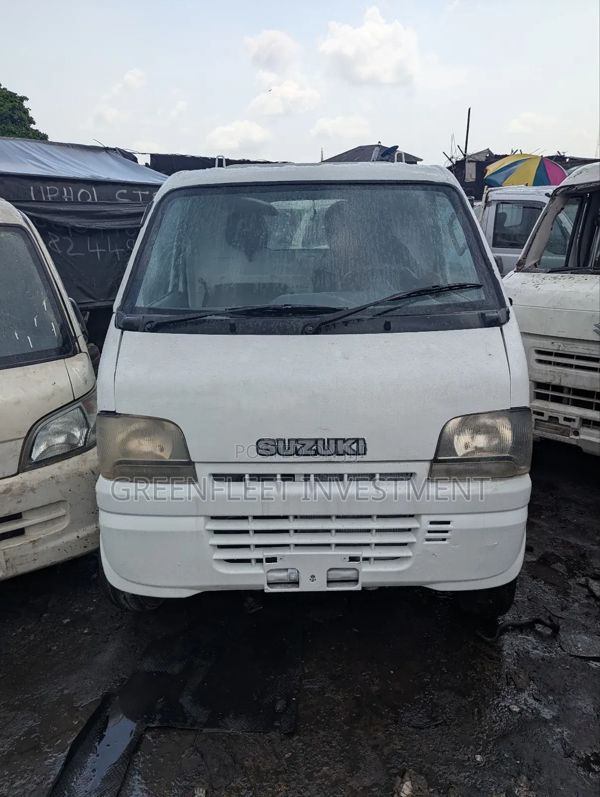 Suzuki Carry Mini Pickup Truck 2008 White
