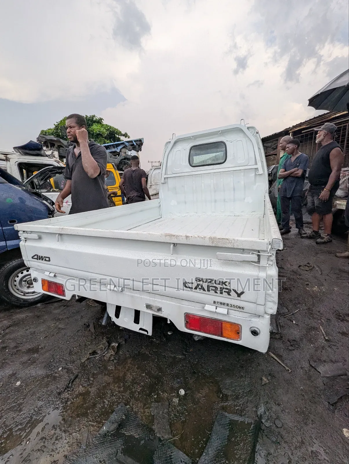 Suzuki Carry Mini Pickup Truck 2008 White
