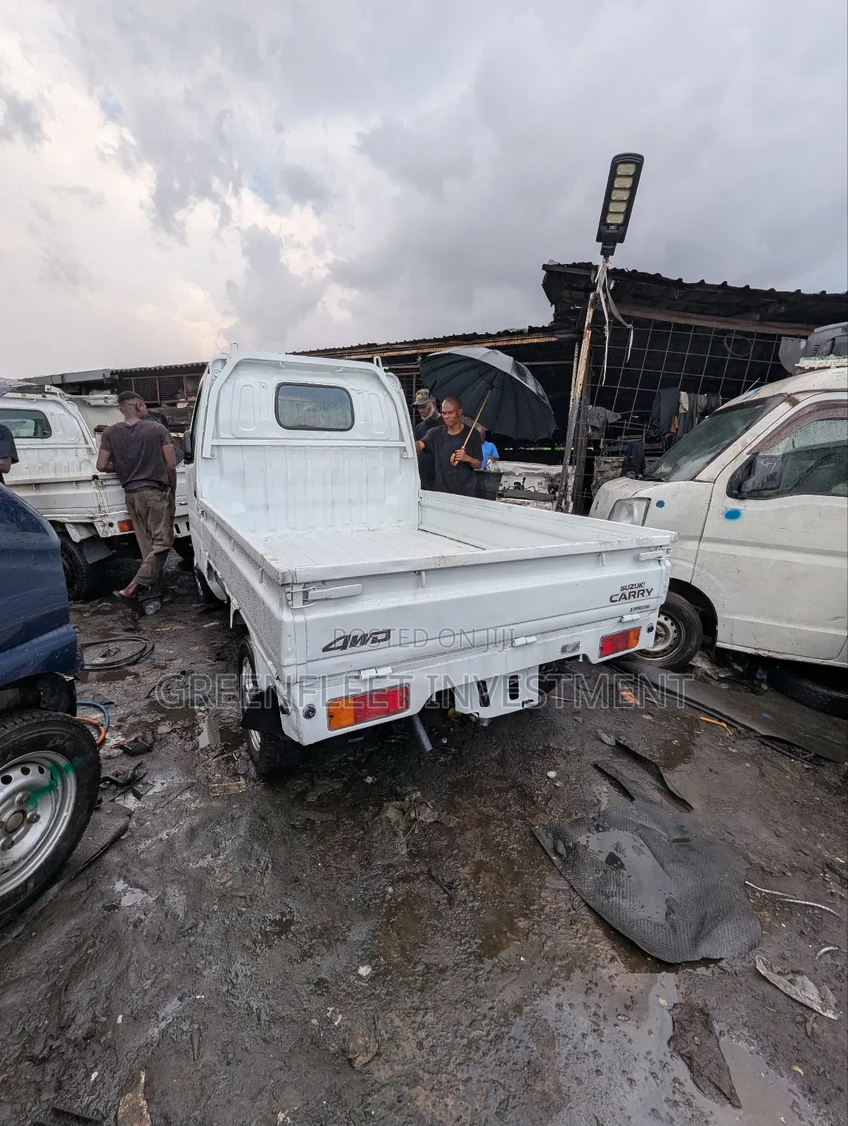 Suzuki Carry Mini Pickup Truck 2008 White
