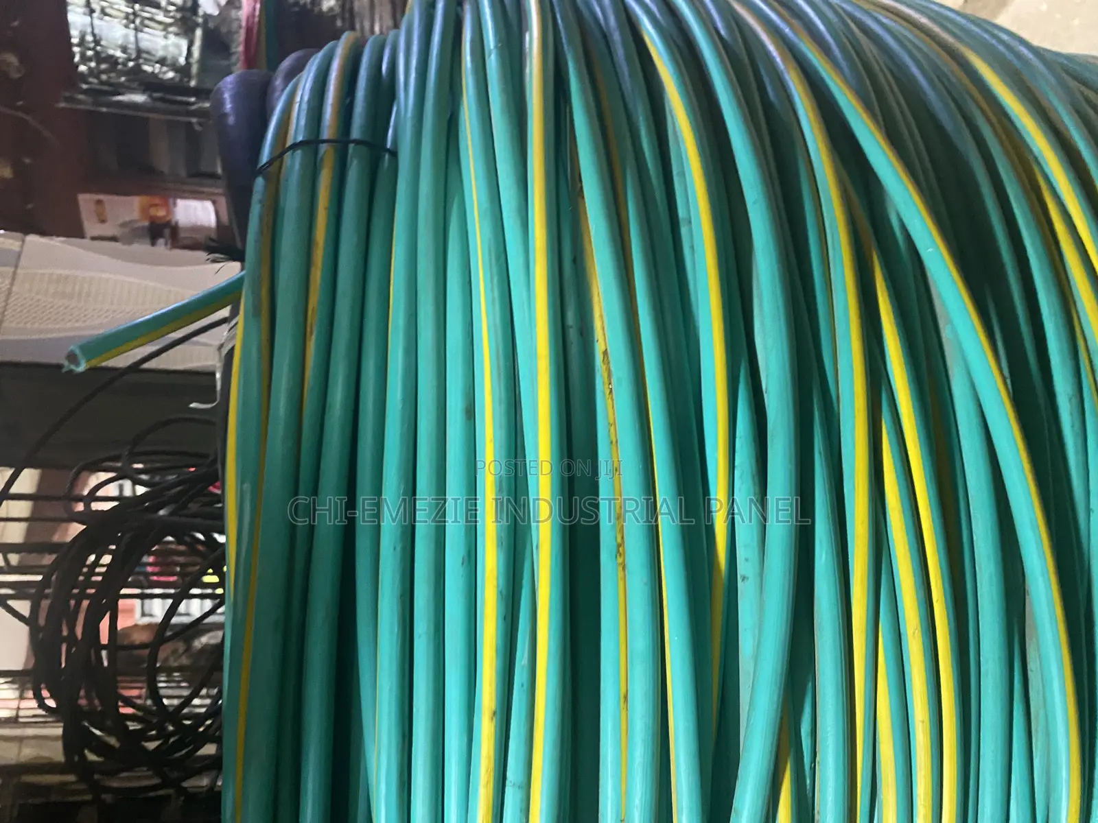 35mm2 Yellow & Green Earth Cable – Full Gauge Copper, Industrial Grade