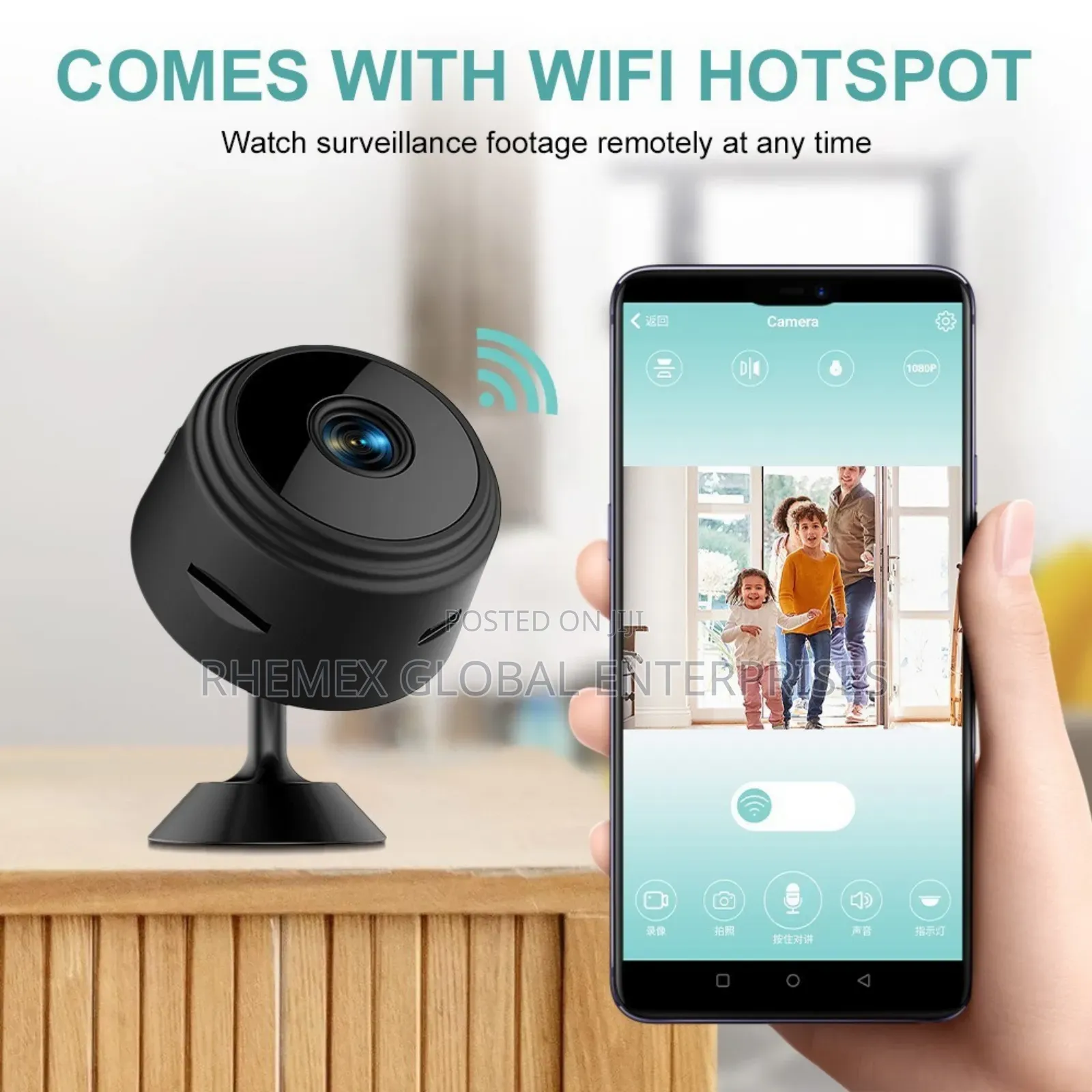 Mini CCTV Security Camera Indoor Surveillance Camera (No Night Vision