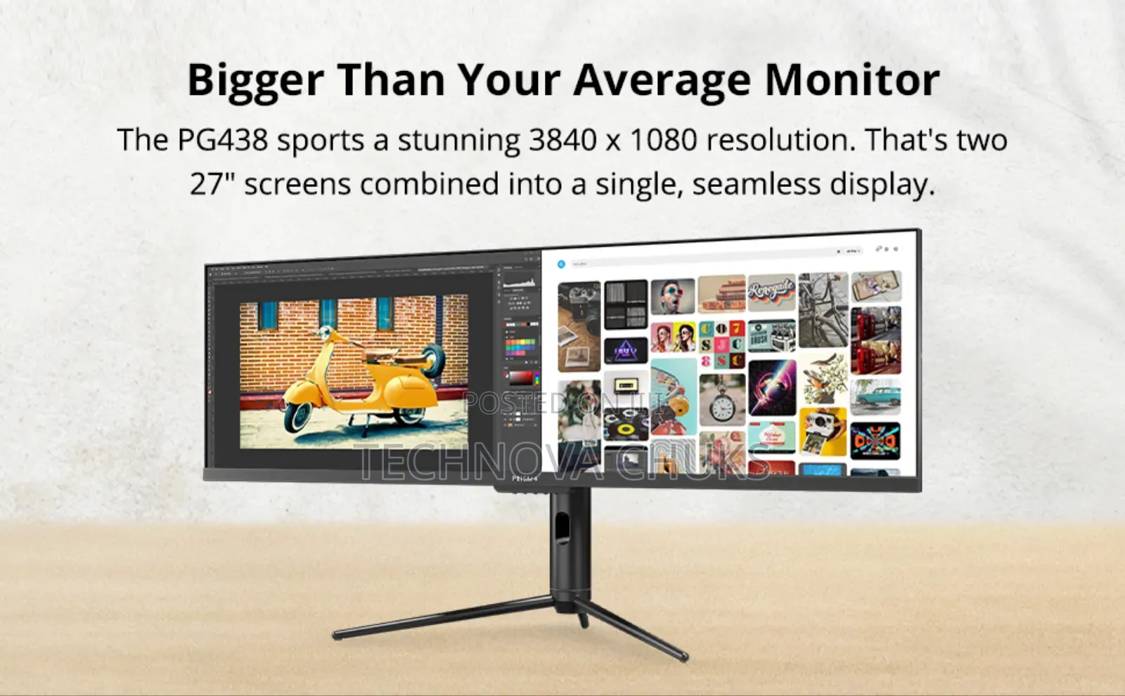 Prism+ Pg438 | 43" 120hz Ultrawide | Ips Gaming Monitor