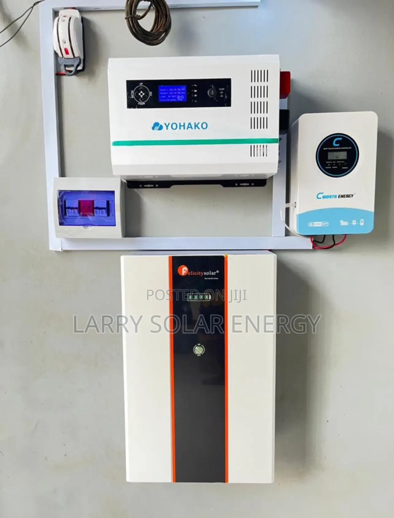 5kva, 10kwh Felicity Lithium Battery Full Solar System Installation